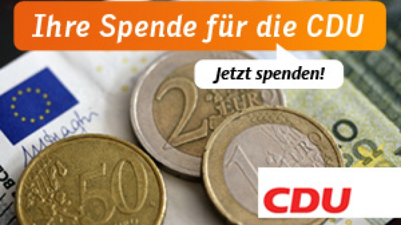 Ihre Spende für die CDU Ihre Spende für die CDU